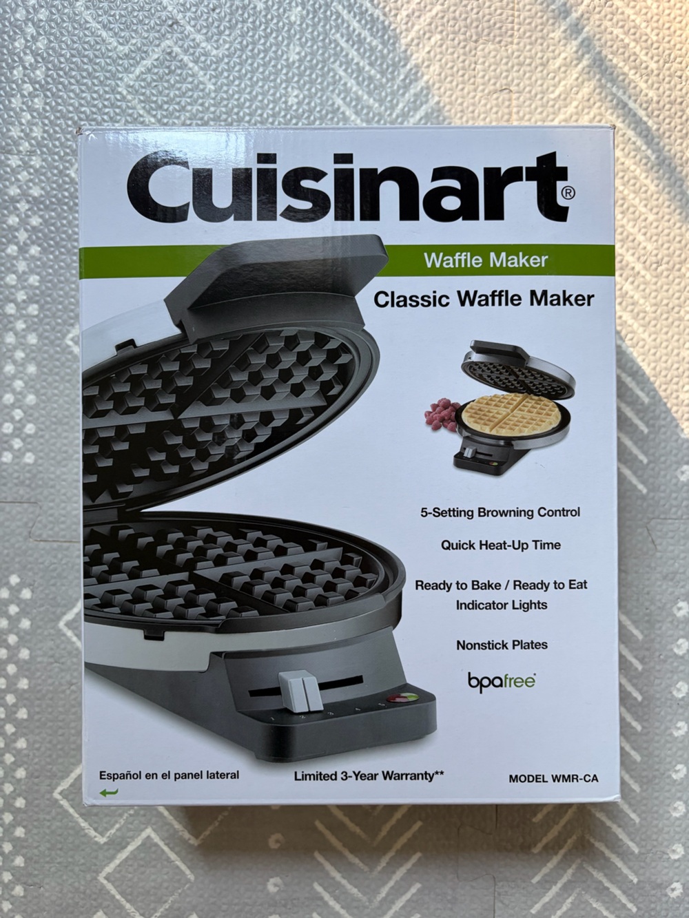 NIB Cuisinart Classic Waffle Maker